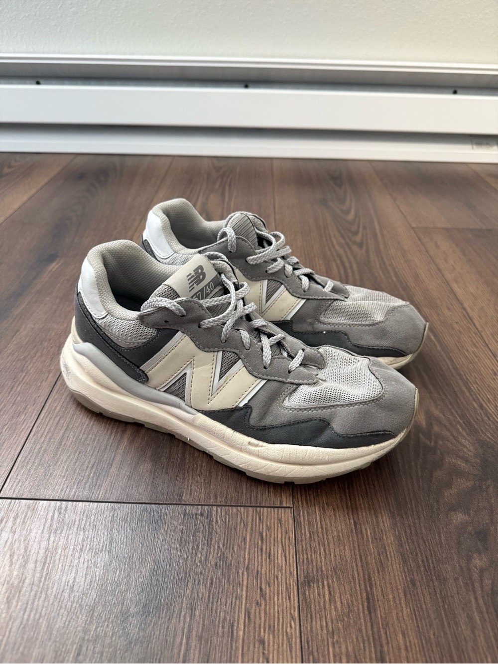 New Balance Men's Gray 57/40 Athletic Sneakers